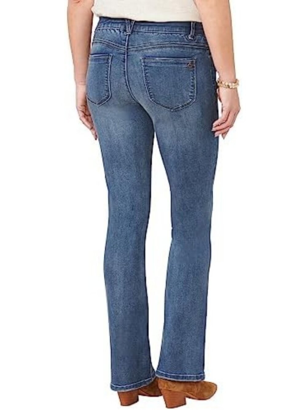 Ab"solution High Rise Itty Bitty Boot Glider Jeans - Picture 2 of 4